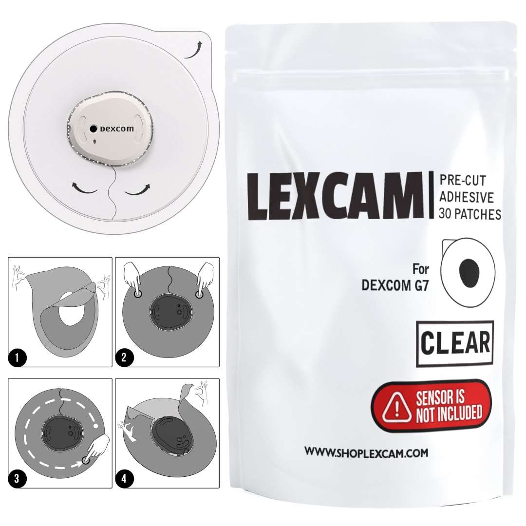 Lexcam waterproof transparent patch close-up, showing durable, skin-friendly protection.