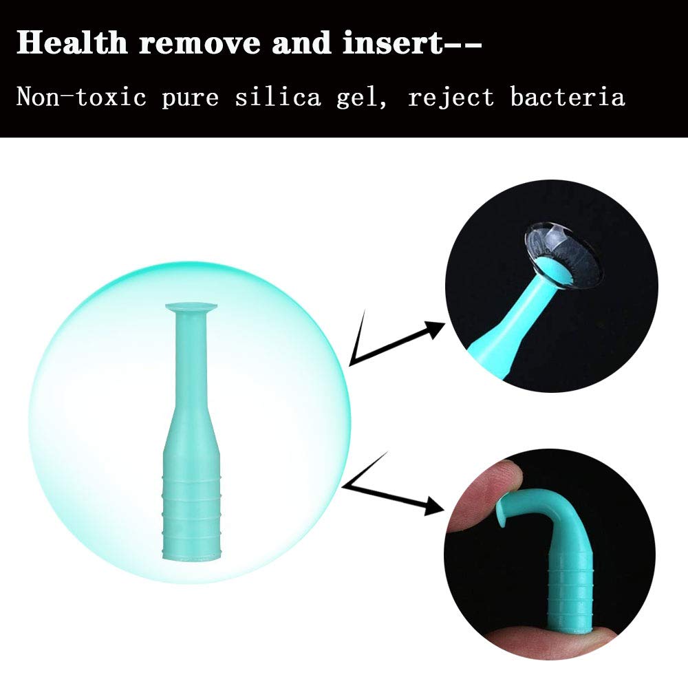 LeyJin plunger suction cup in green aids secure lens attachment.