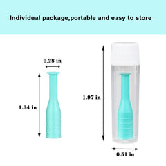Soft silicone LeyJin remover provides gentle grip on hard and RGP lenses.