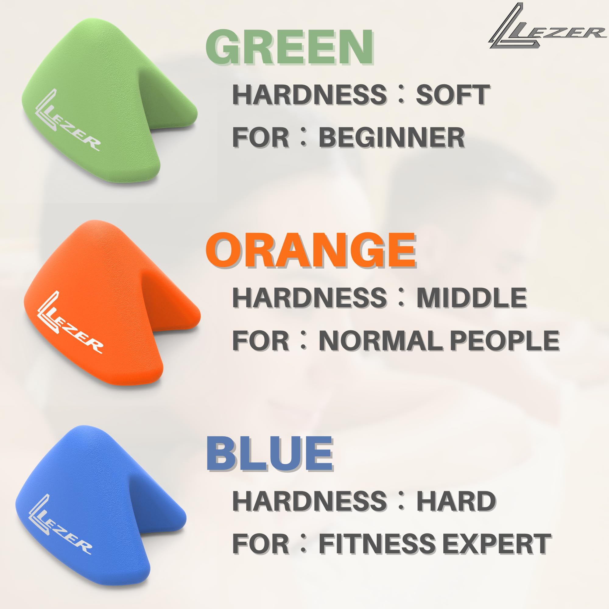 LEZER Trigger Massage Point orange, safe TPU material; odorless and skin-friendly