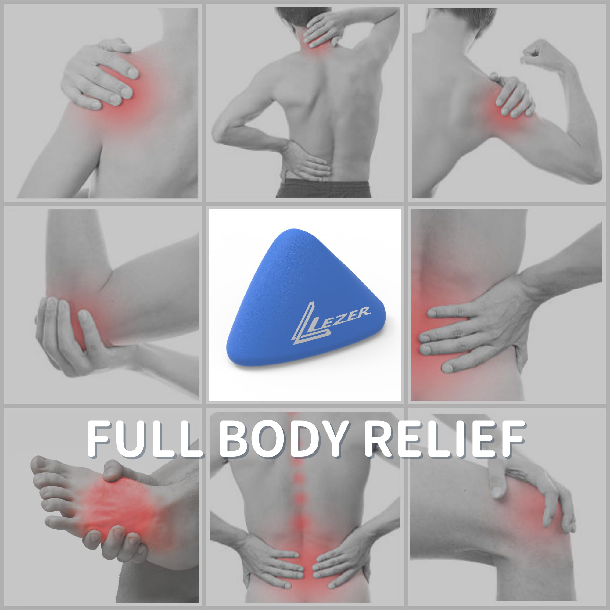 LEZER Trigger Massage Point supports targeted muscle relief and relaxation.