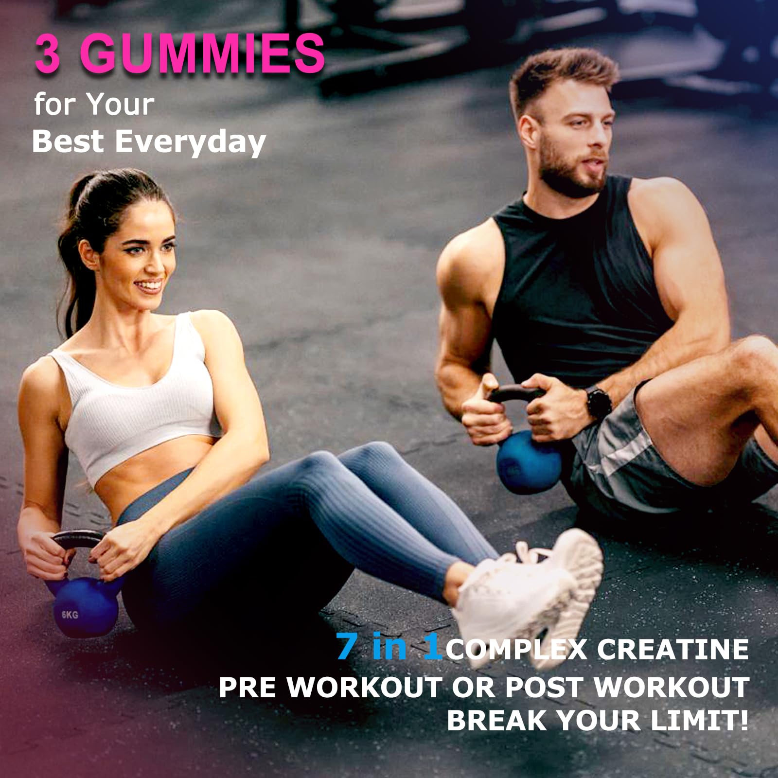 LFXZSGSG Creatine Gummies gluten-free certification and nutrition facts