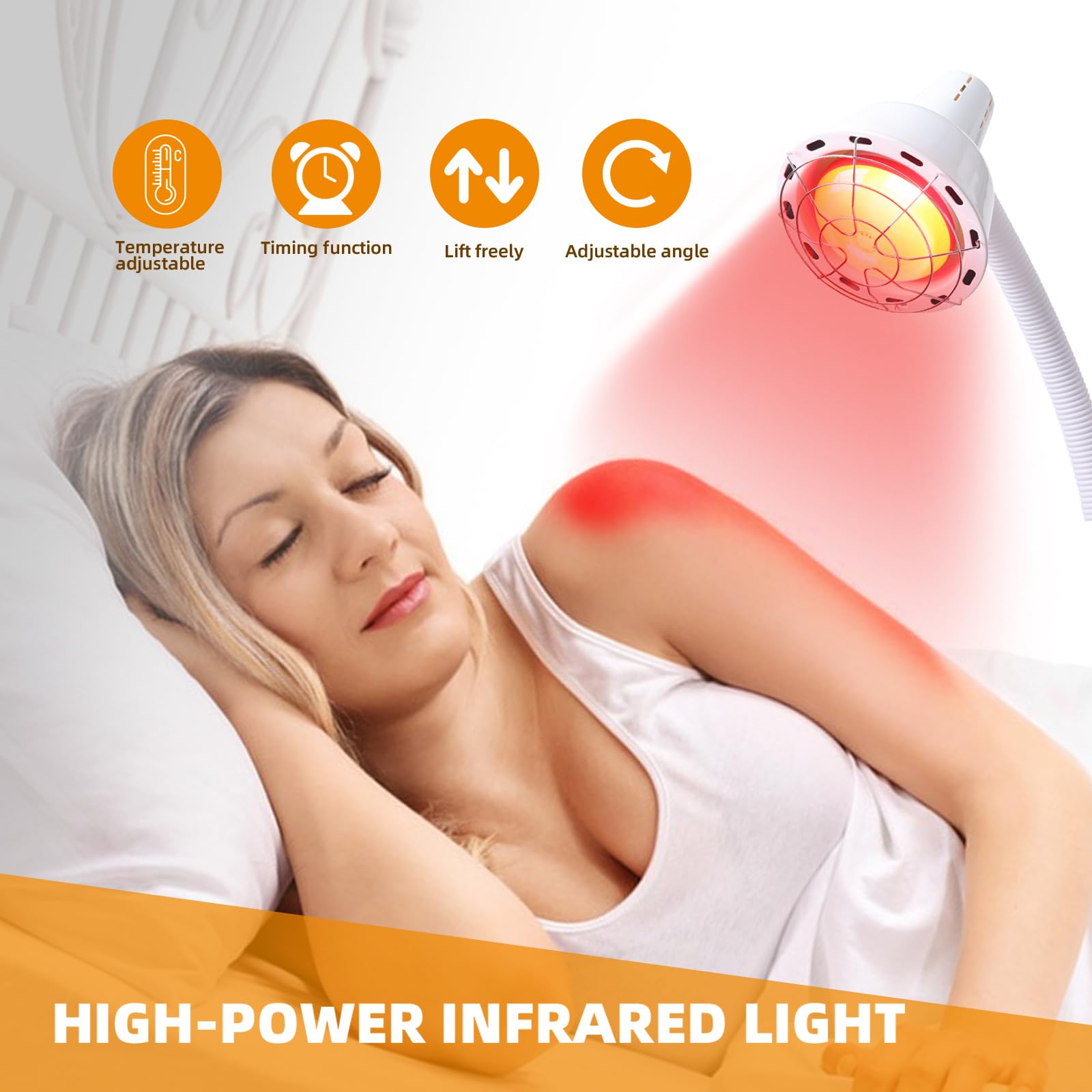 LHCYLDQ lamp adjustable arm for flexible positioning near joints
