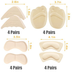 LHHXX33 paquete-talón-zapatos-mujer, conjunto completo para ajuste cómodo