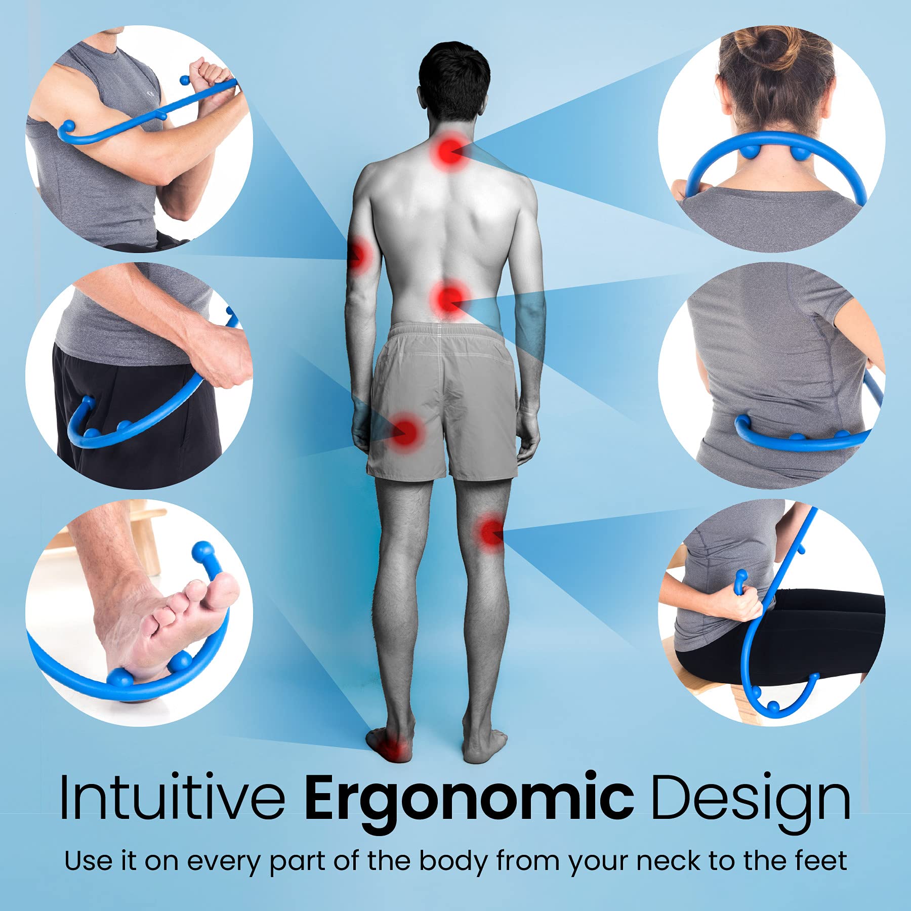 LiBa eco-friendly massager made with skin-friendly materials.