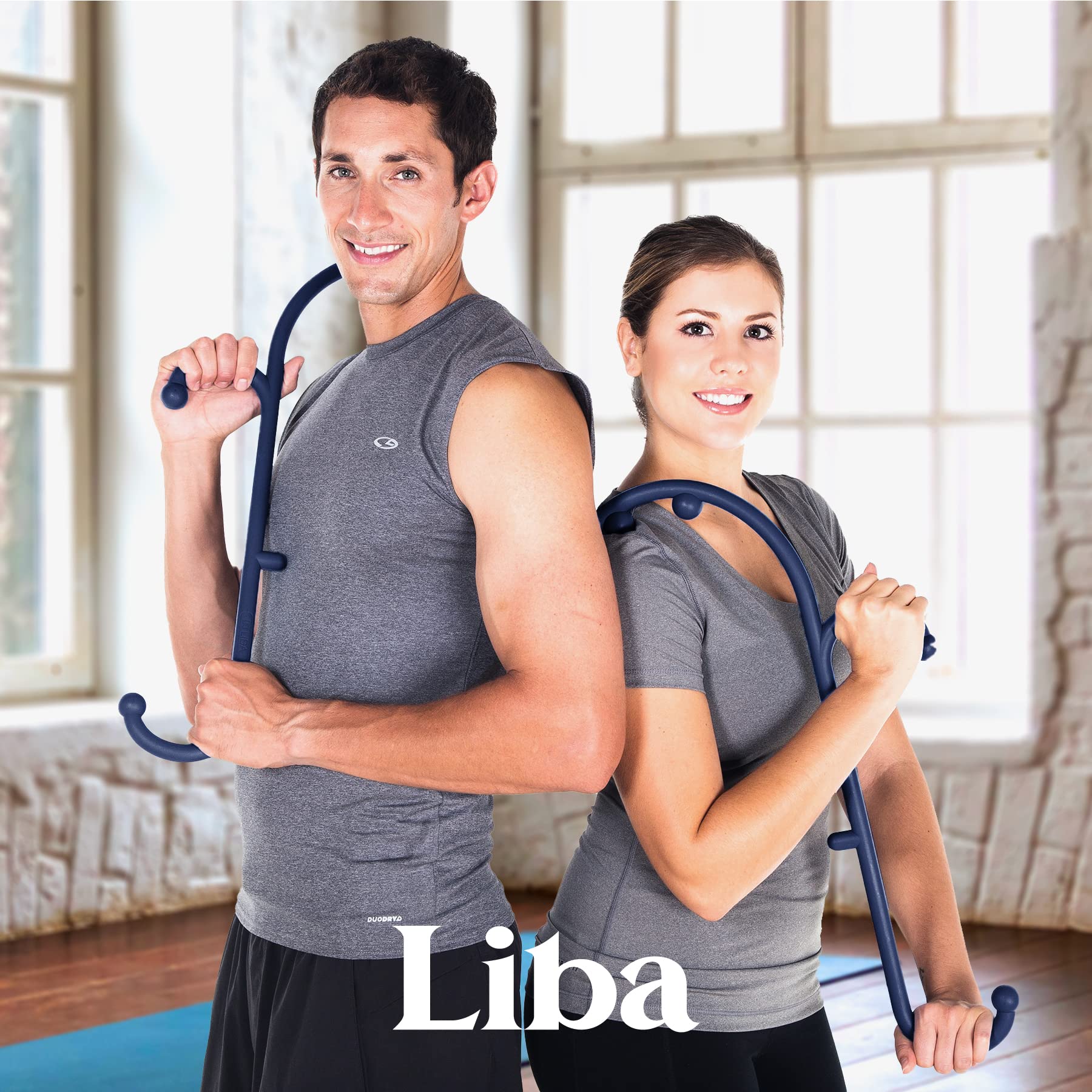 LiBa portable massager suitable for home, office, and travel.