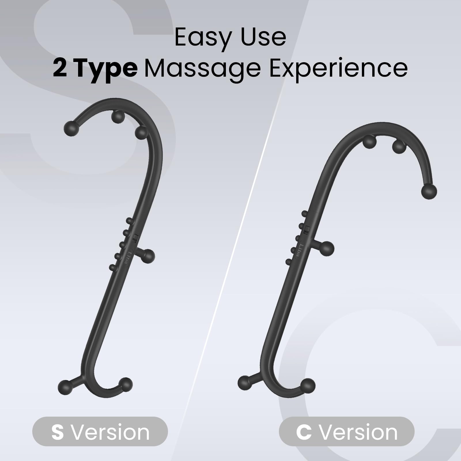 LiBa Trigger Point Massage Tool uses massage cane segments for customizable therapy.