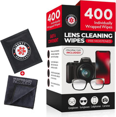 Liberty HealthGear wipes are individually wrapped for travel convenience.