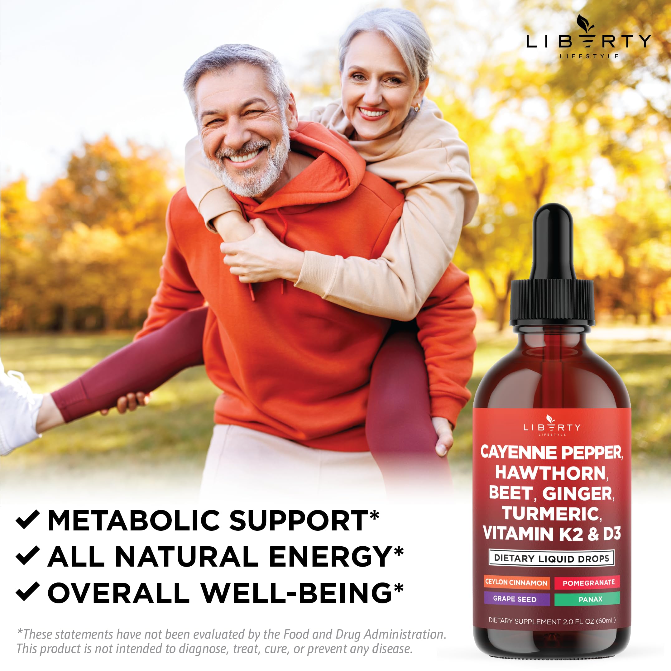 Liberty Lifestyle Beetroot Powder Drops jar showing earthy color blend