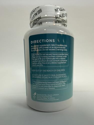 Liberty Lifestyle Vitamin D3 5000 IU capsules for daily wellness.