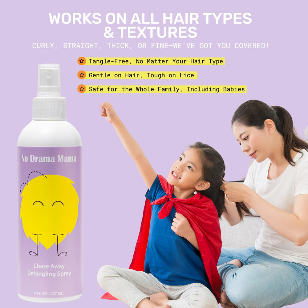 Lice Mamas spray para toda la familia, uso diario sencillo.