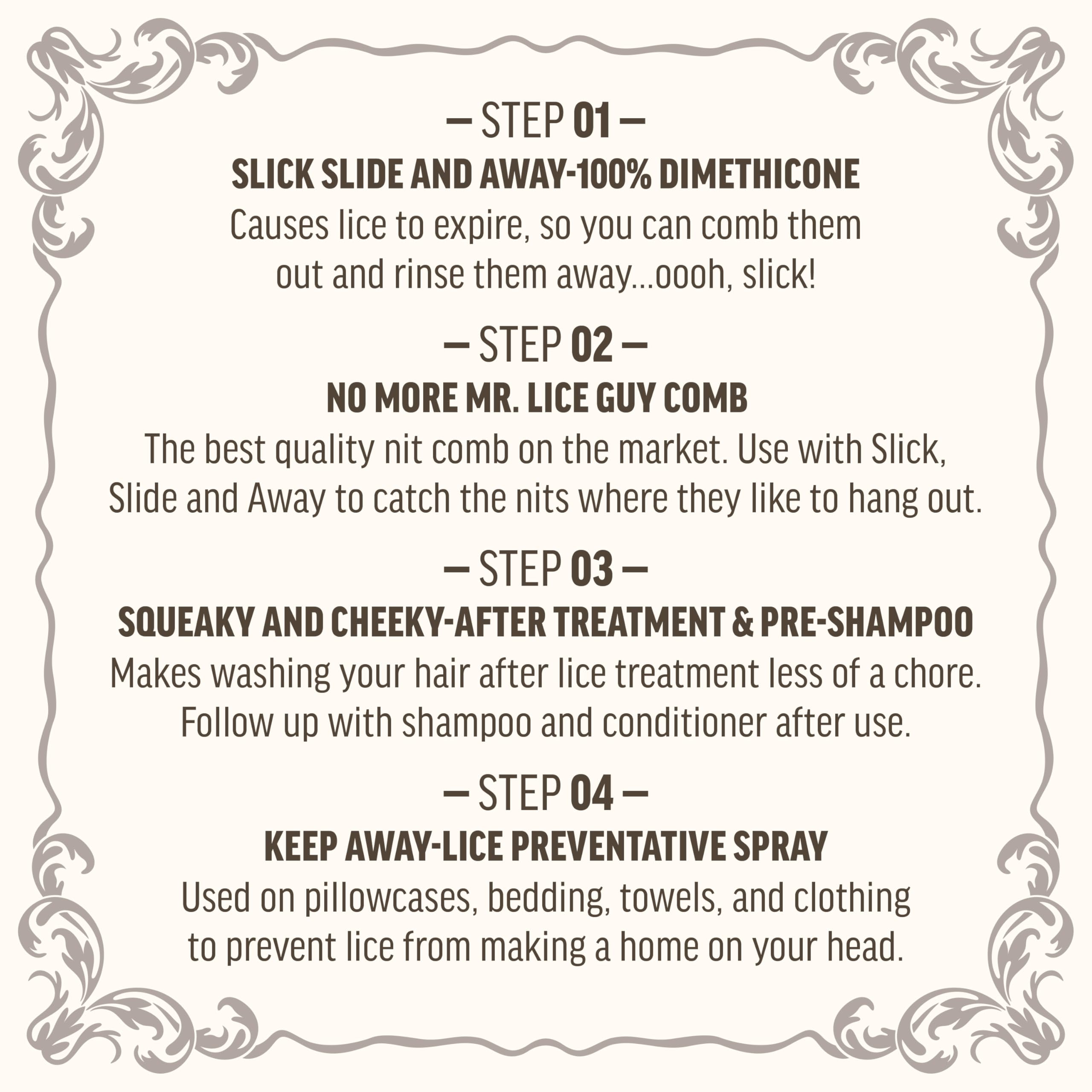 Lice Queen Pre-Shampoo sample pack for gentle cleansing prep.