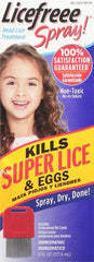 Licefreee 6oz bottle closeup shows compact kid-friendly packaging for home use.