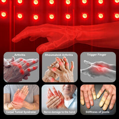 licinwing red-light therapy glove battery pack visible for cordless sessions
