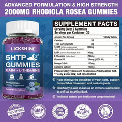 Lickshine gummies in a jar on a table, two-pack presentation