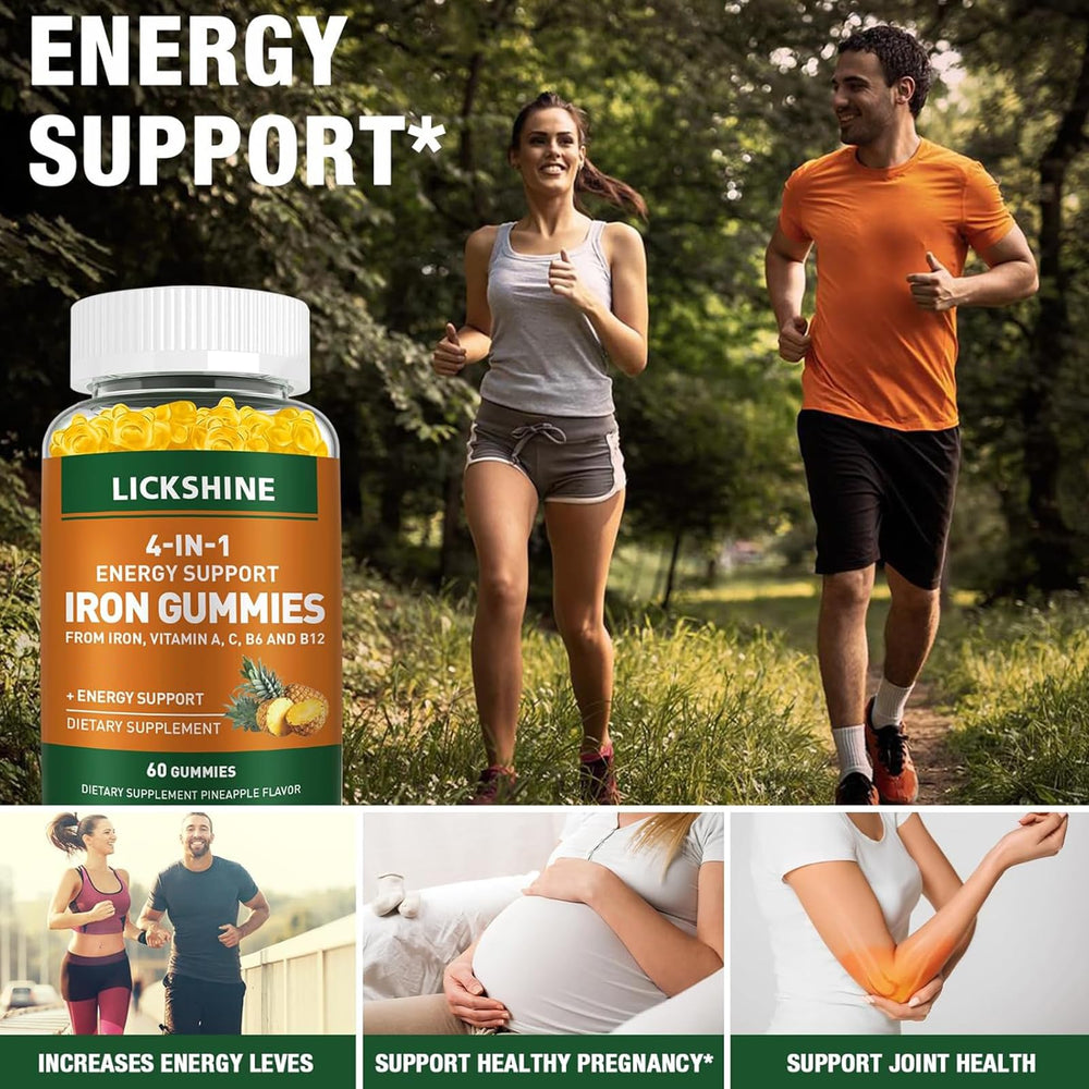 Lickshine iron gummies packaging appealing to families