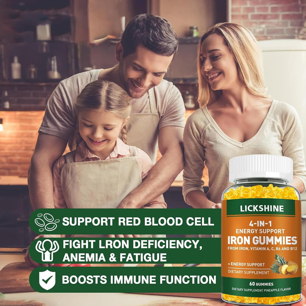 Lickshine nutrition label close-up emphasizes vitamin C and B complex