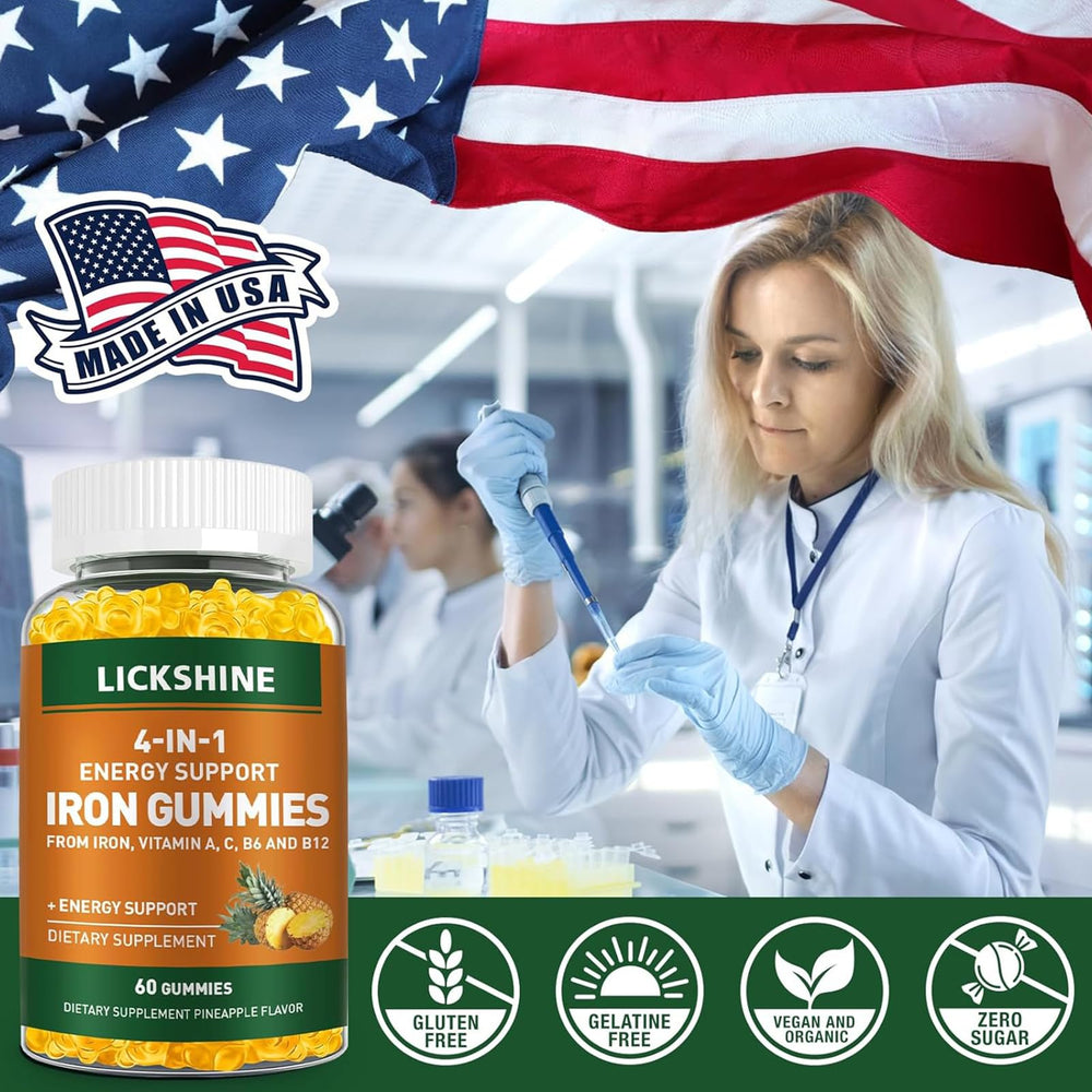 Lickshine pineapple flavor detail evokes tropical refreshing taste