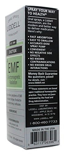 Liddell EMF child-use guide note with professional consultation reminder