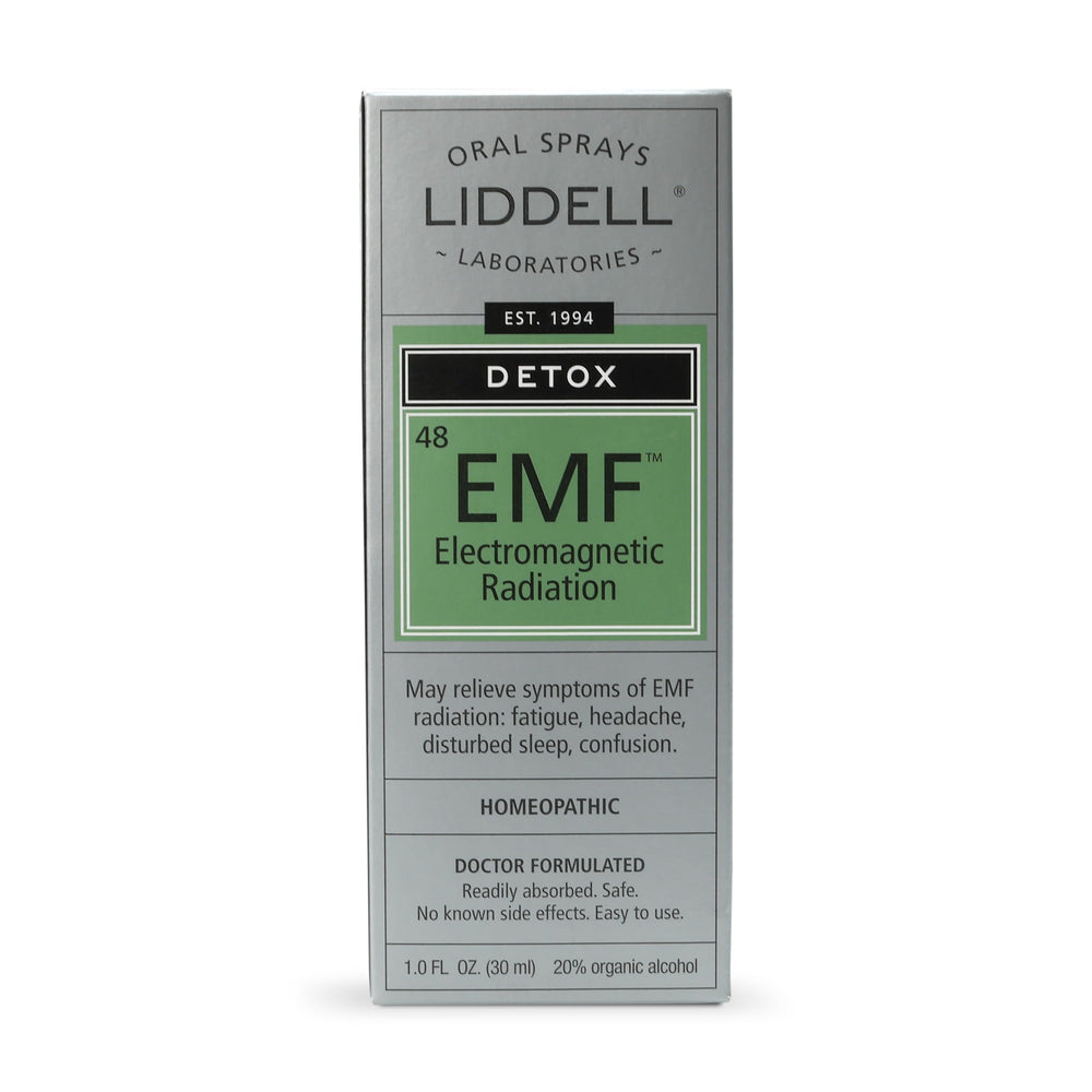Liddell EMF packaging and seal shown for quality and care