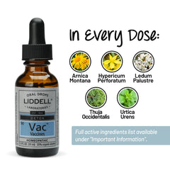 Liddell Vaccine Detox packaging front with premium presentation