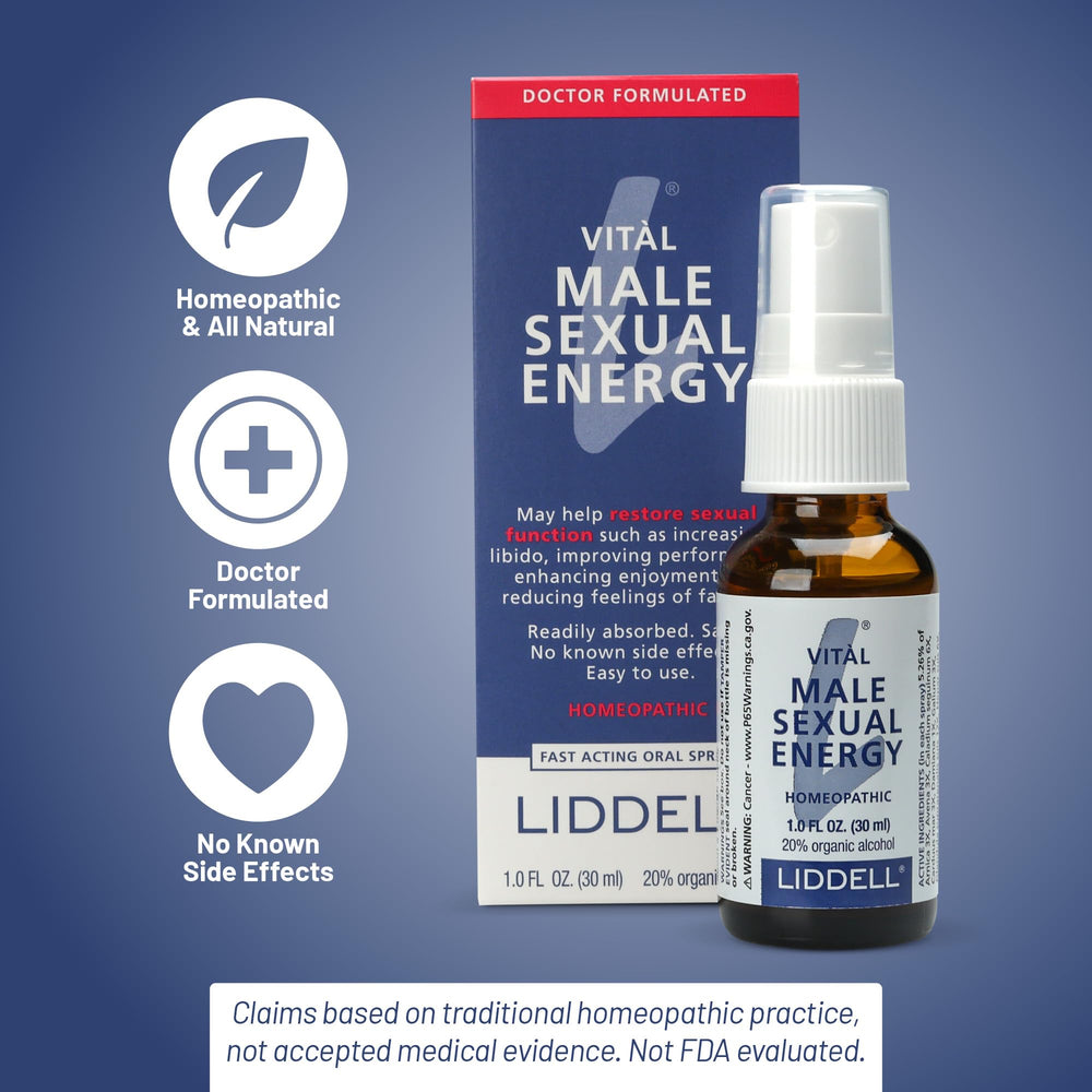 Liddell Vital Male Energy USA-made production emphasizes quality and safety.