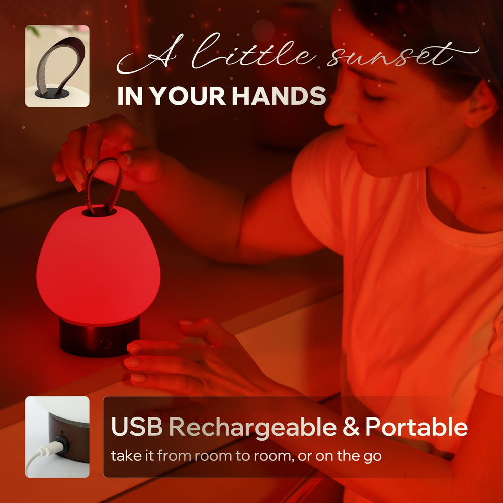 Liderstar travel-friendly red light lamp fits a carry-on bag