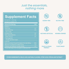 LIDO Watermelon electrolyte sticks box shows vegan and paleo friendly option