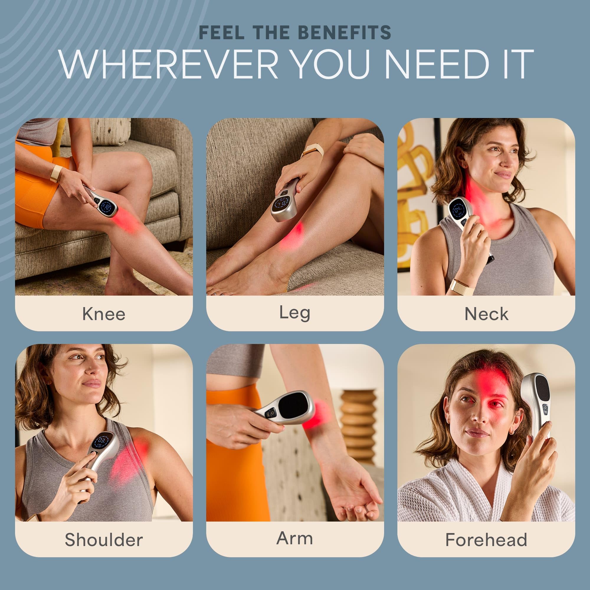 LifePro BioLux compact-design close-up highlighting portable, ergonomic form.
