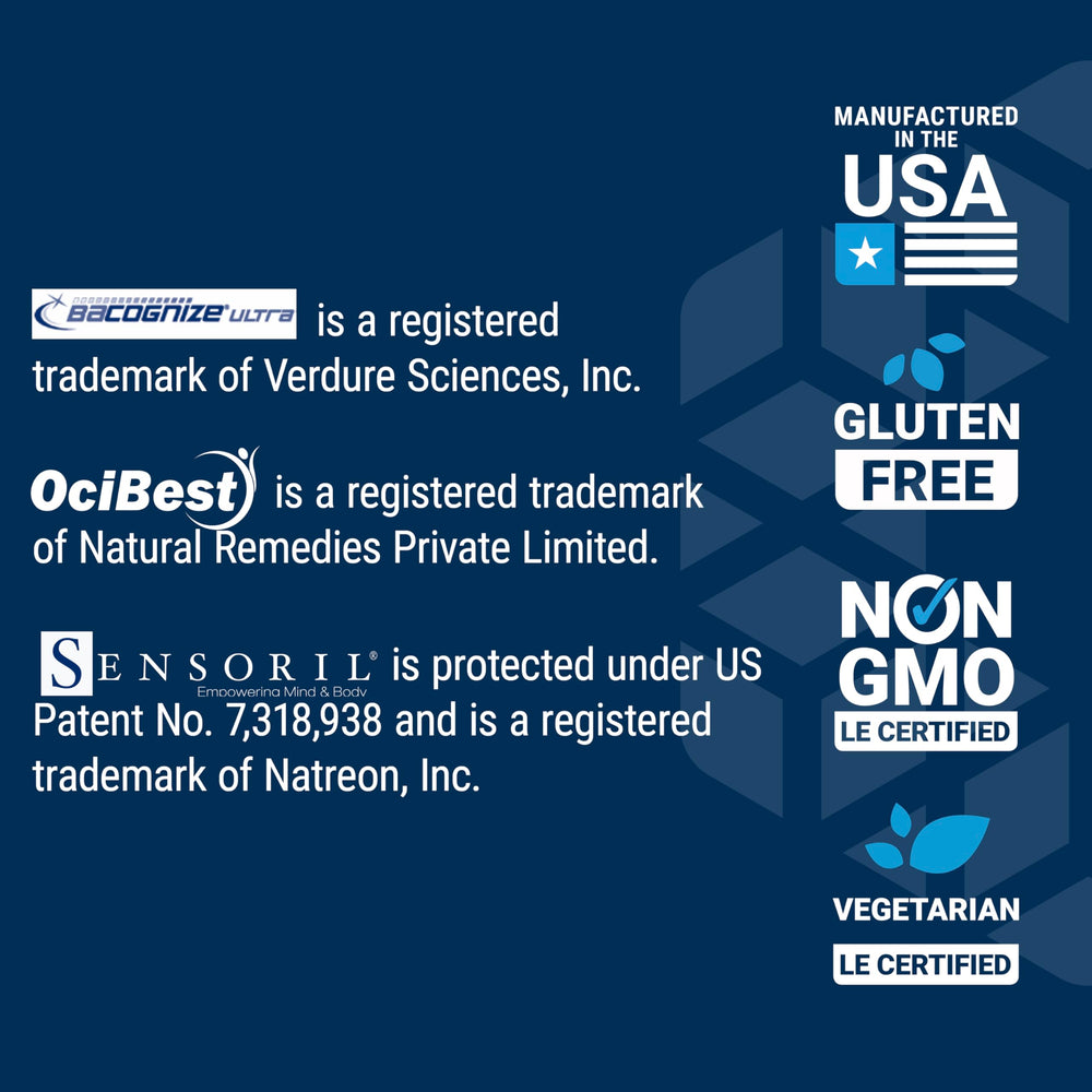 Life Extension Adrenal Energy Formula gluten-free symbol on packaging