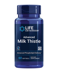 Life Extension Advanced Milk Thistle bottle promotes daily liver support.