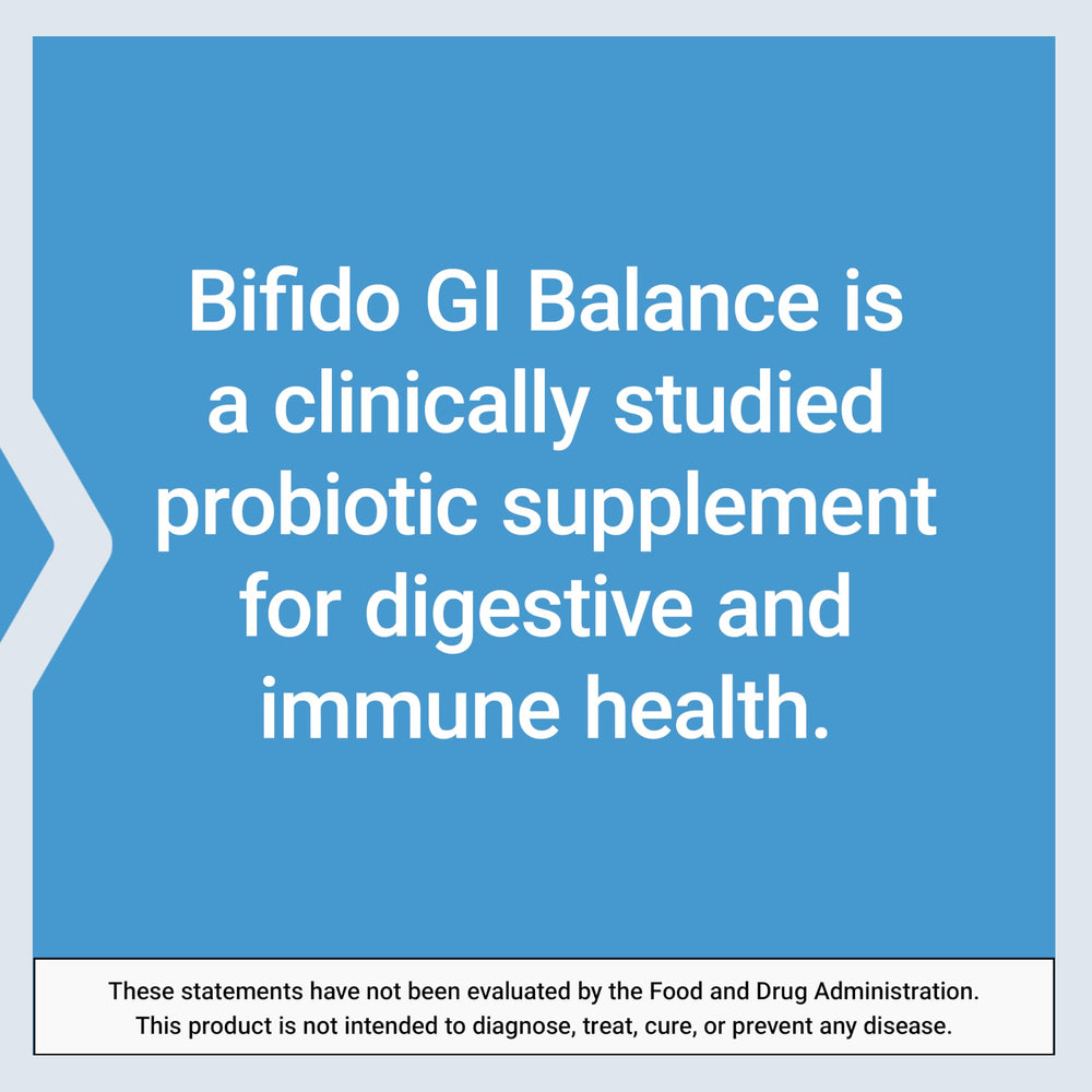 Life Extension Bifido GI Balance gluten-free and non-GMO attributes on label.