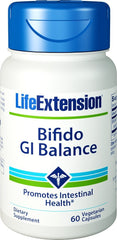 Life Extension Bifido GI Balance label detail highlighting BB536 strain information.