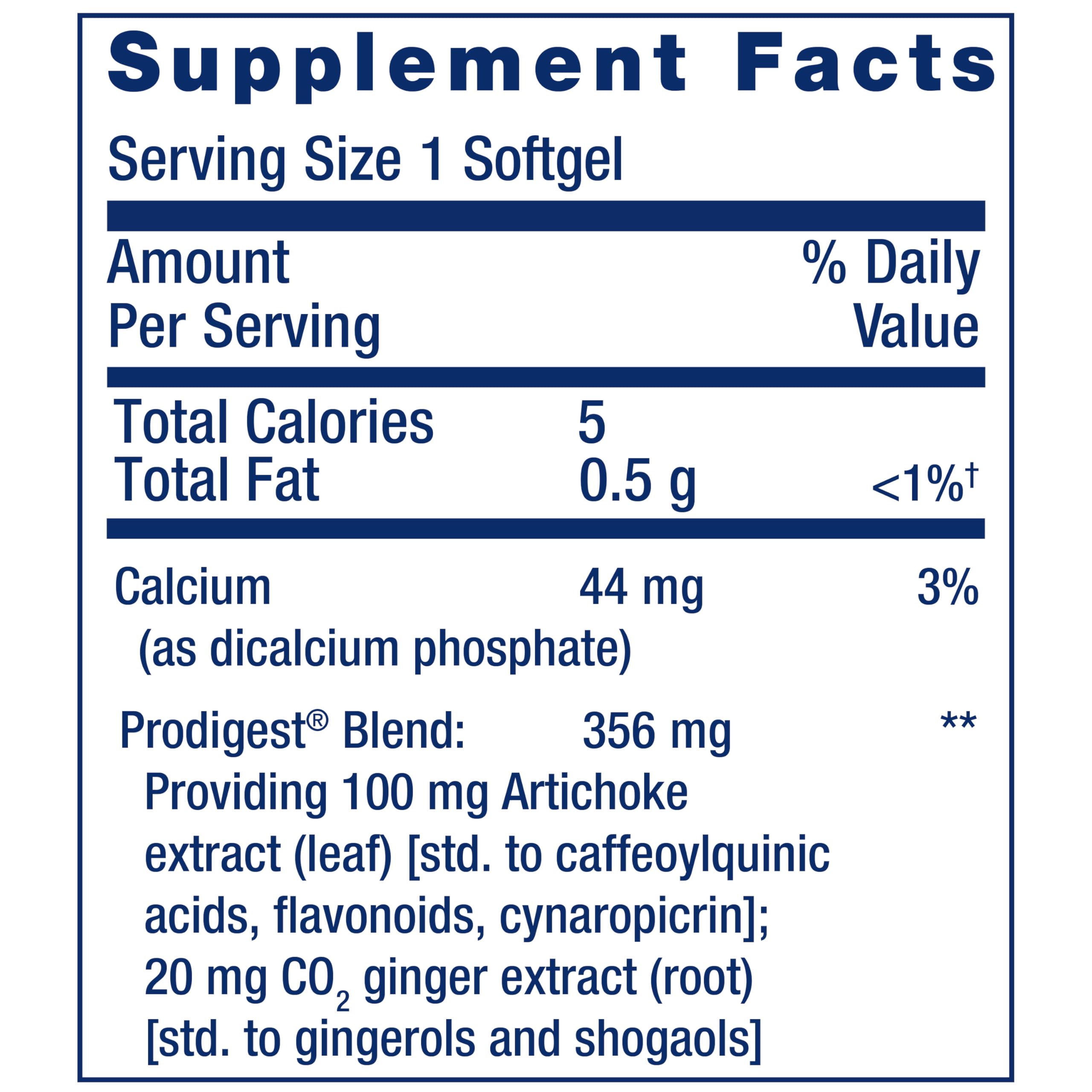 Life Extension Bloat Relief ginger extract capsule aids mild digestion