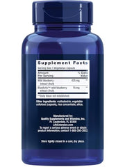 Life Extension Blueberry Extract Capsules closeup highlights antioxidants for daily wellness