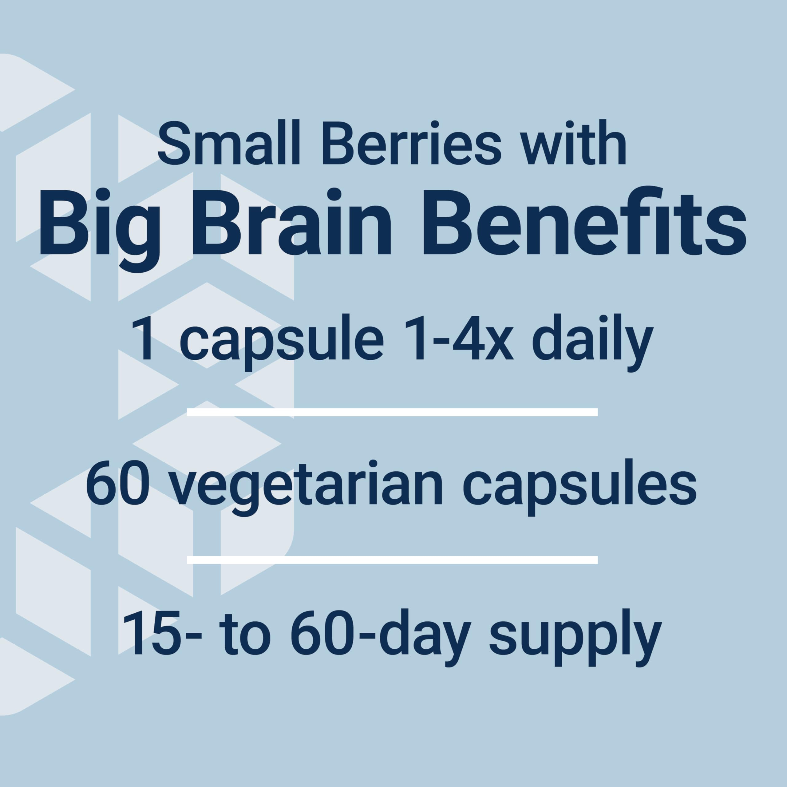Life Extension Blueberry Extract — vegetarian capsule image suggests clean plant-based support