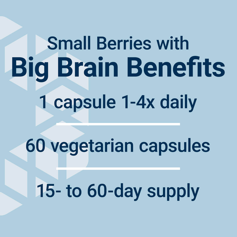 Life Extension Blueberry Extract — vegetarian capsule image suggests clean plant-based support