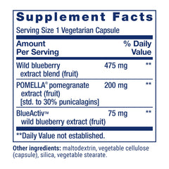 Life Extension ingredients list shows non-GMO, gluten-free formula for clean nutrition.