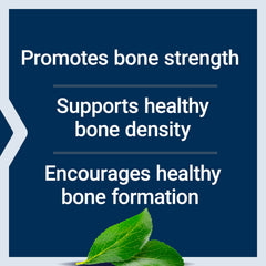 Close-up of Life Extension Bone Restore capsules for easy daily bone support.