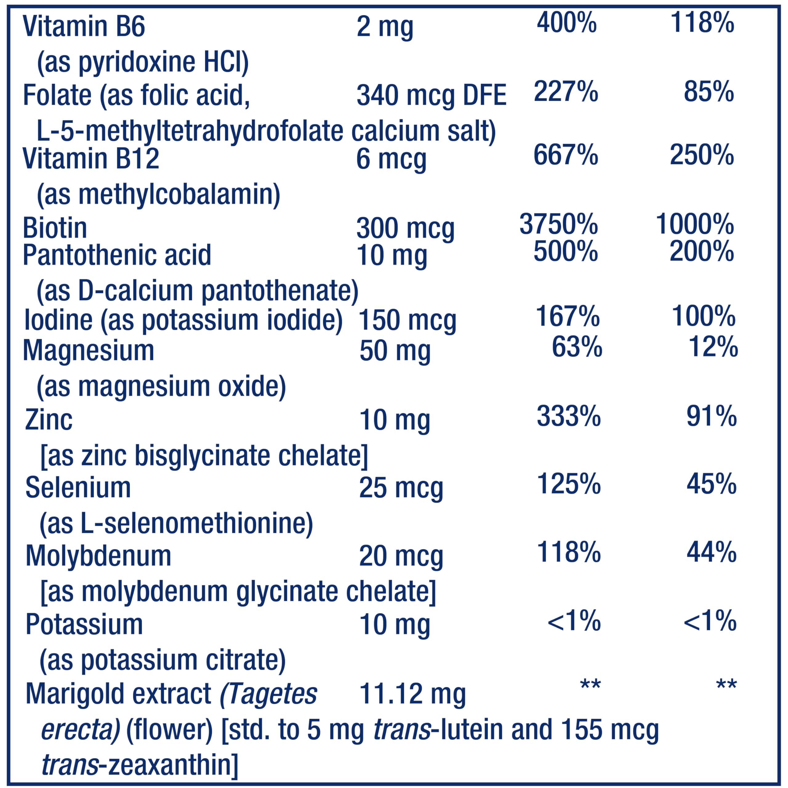 Life Extension Children's Formula Mix non-GMO claim on label signals transparency