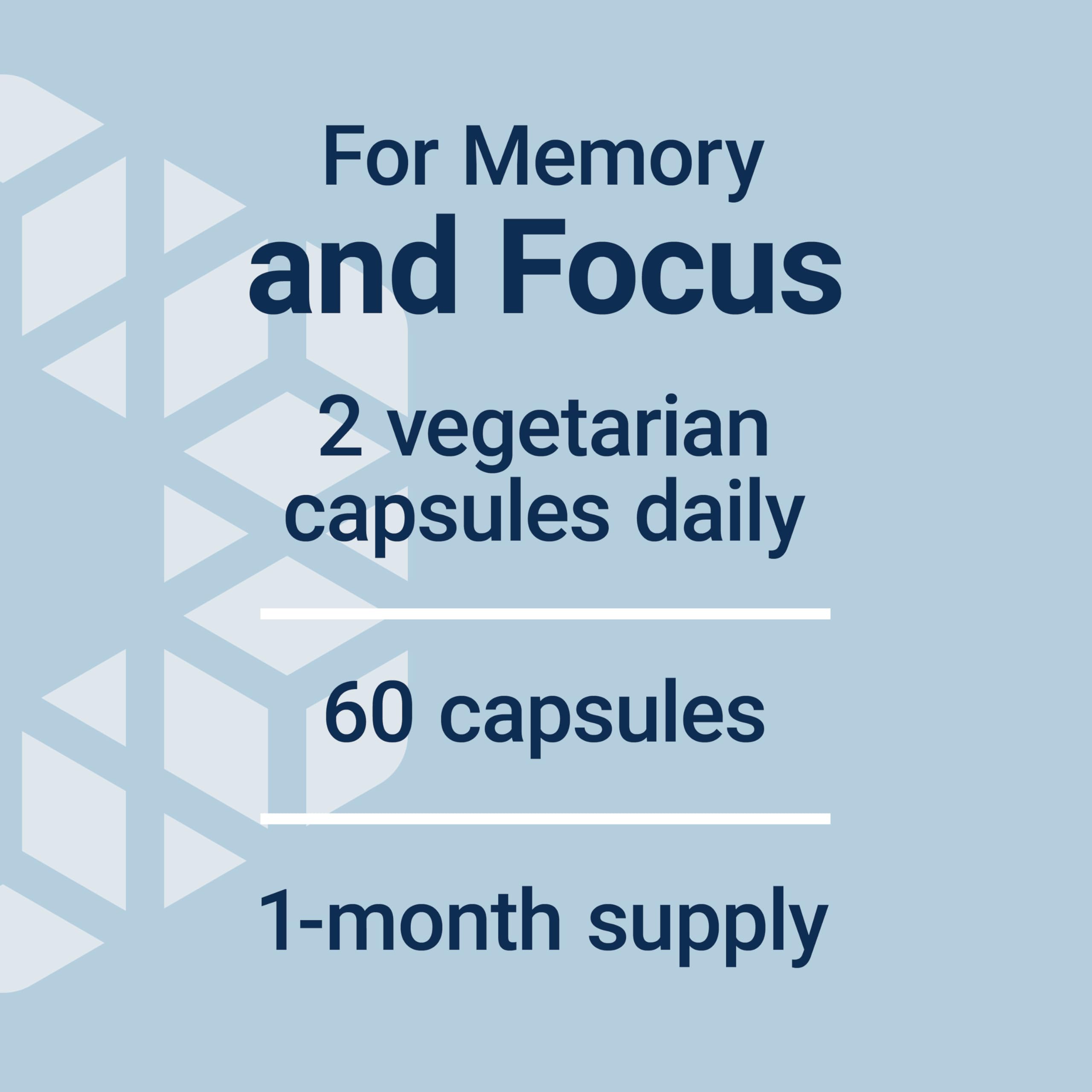 Life Extension Citicoline package box conveying premium, non-GMO production
