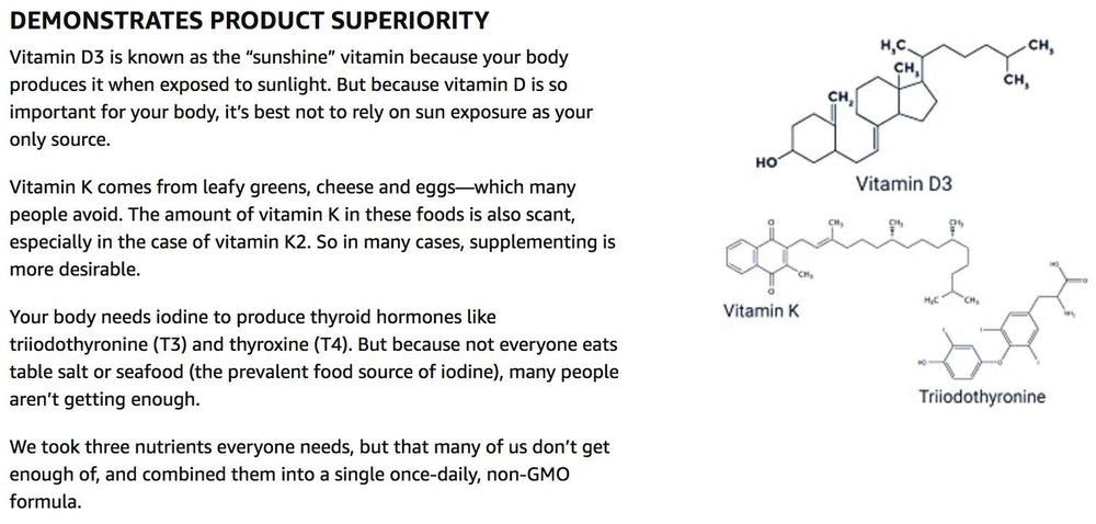 Life Extension D and K sea-iodine certificate of analysis confirms purity.