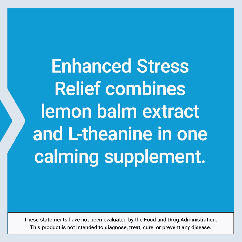 Gluten-free label on Life Extension Enhanced Stress Relief packaging