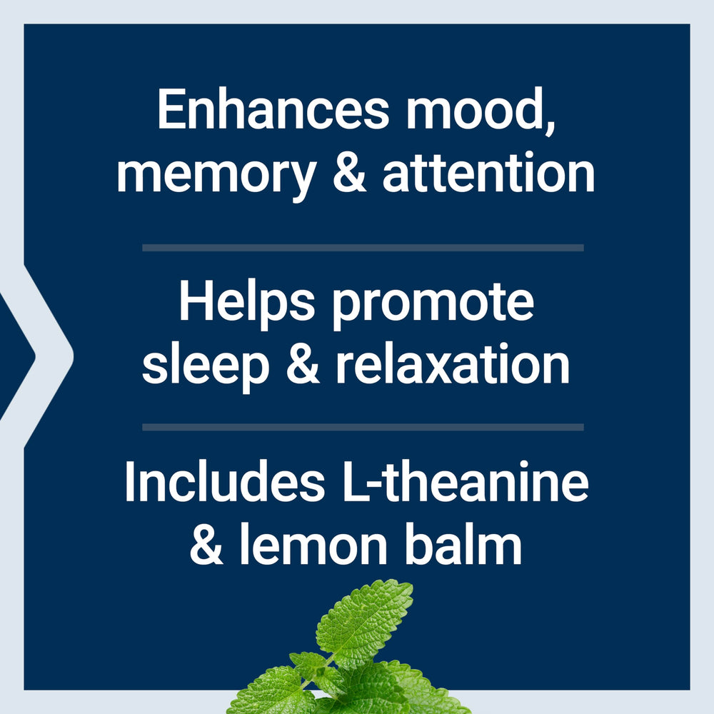 Life Extension stress relief teacup scene showing meditation-like calm