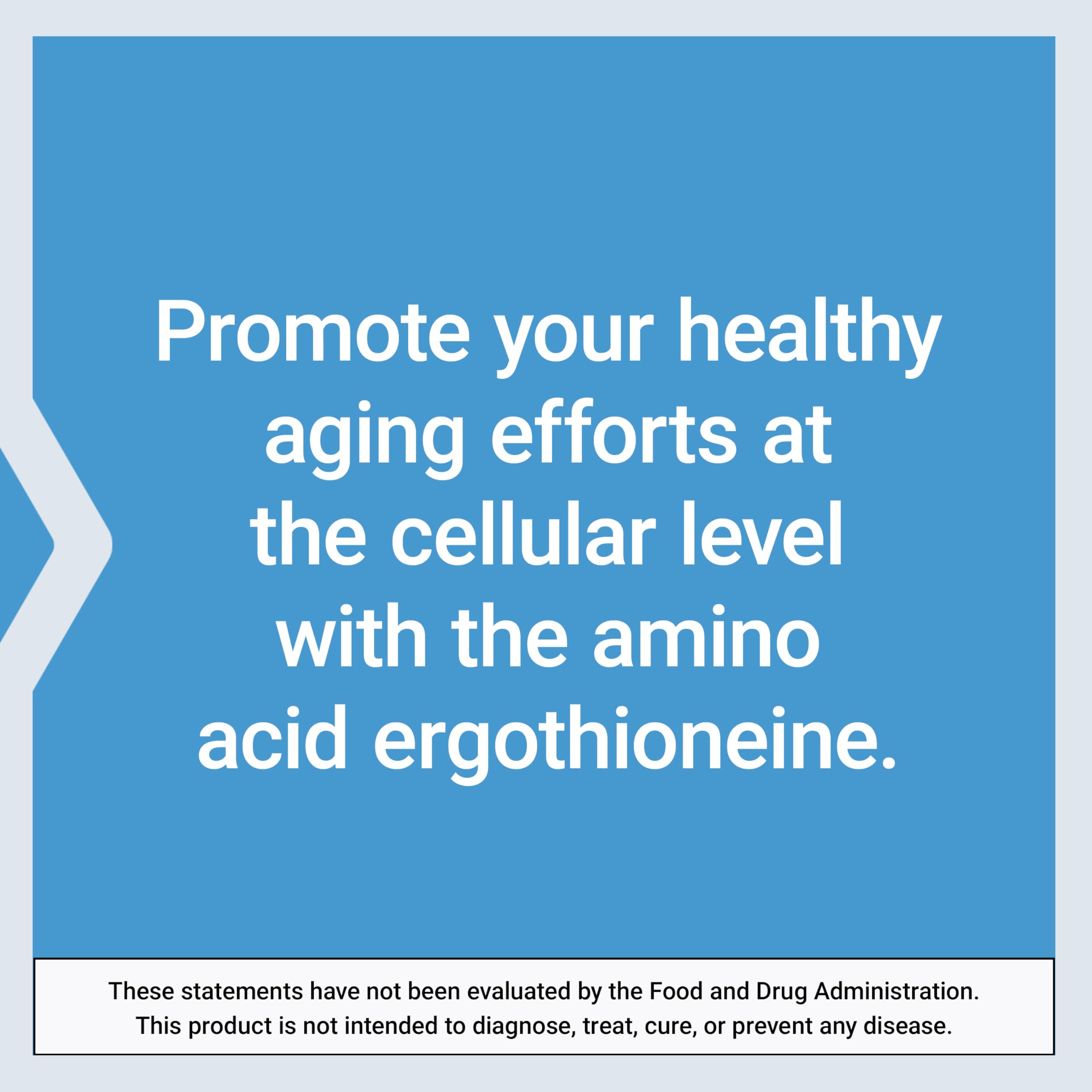Life Extension Essential Youth L-Ergothioneine: caja con detalle de producto