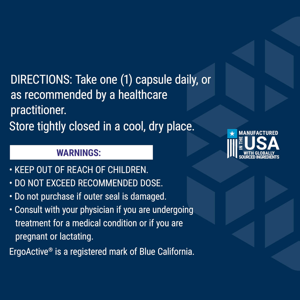 Life Extension Essential Youth L-Ergothioneine: certificado de análisis disponible