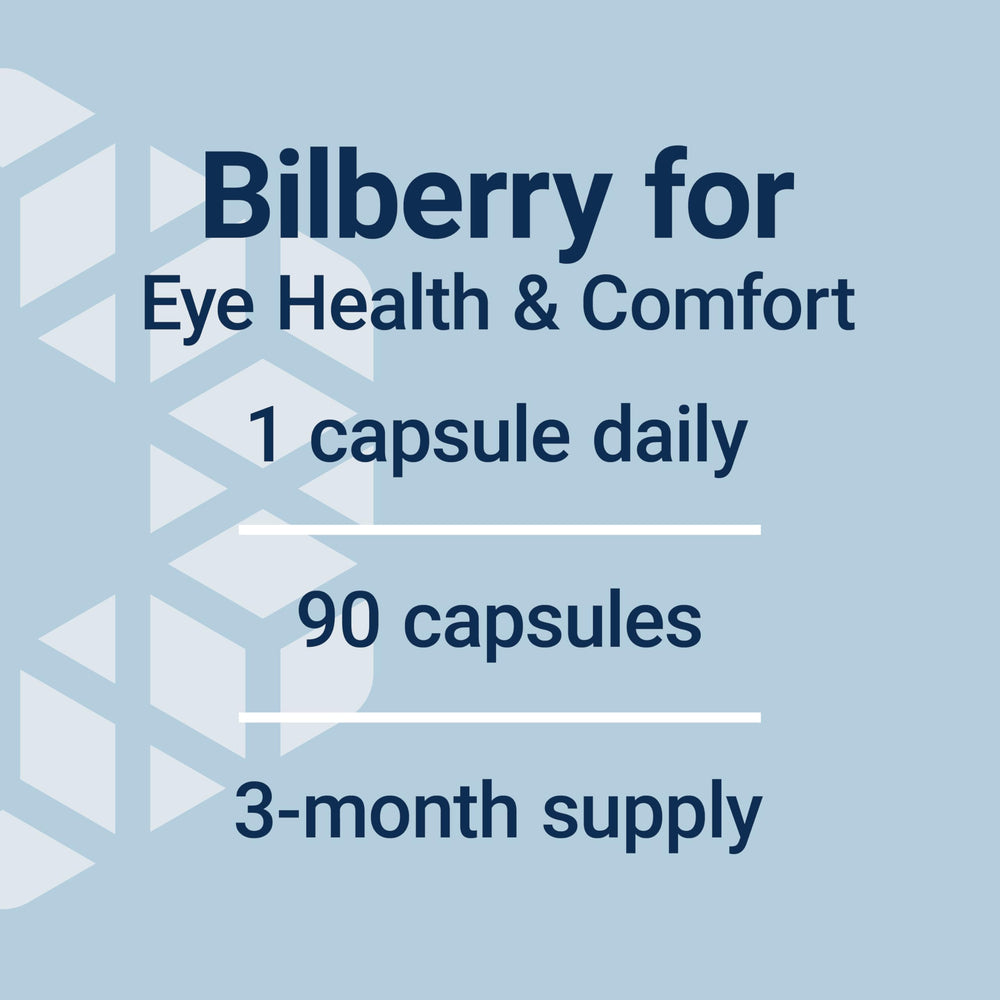 Life Extension Bilberry capsules in a row suggest easy daily supplementation