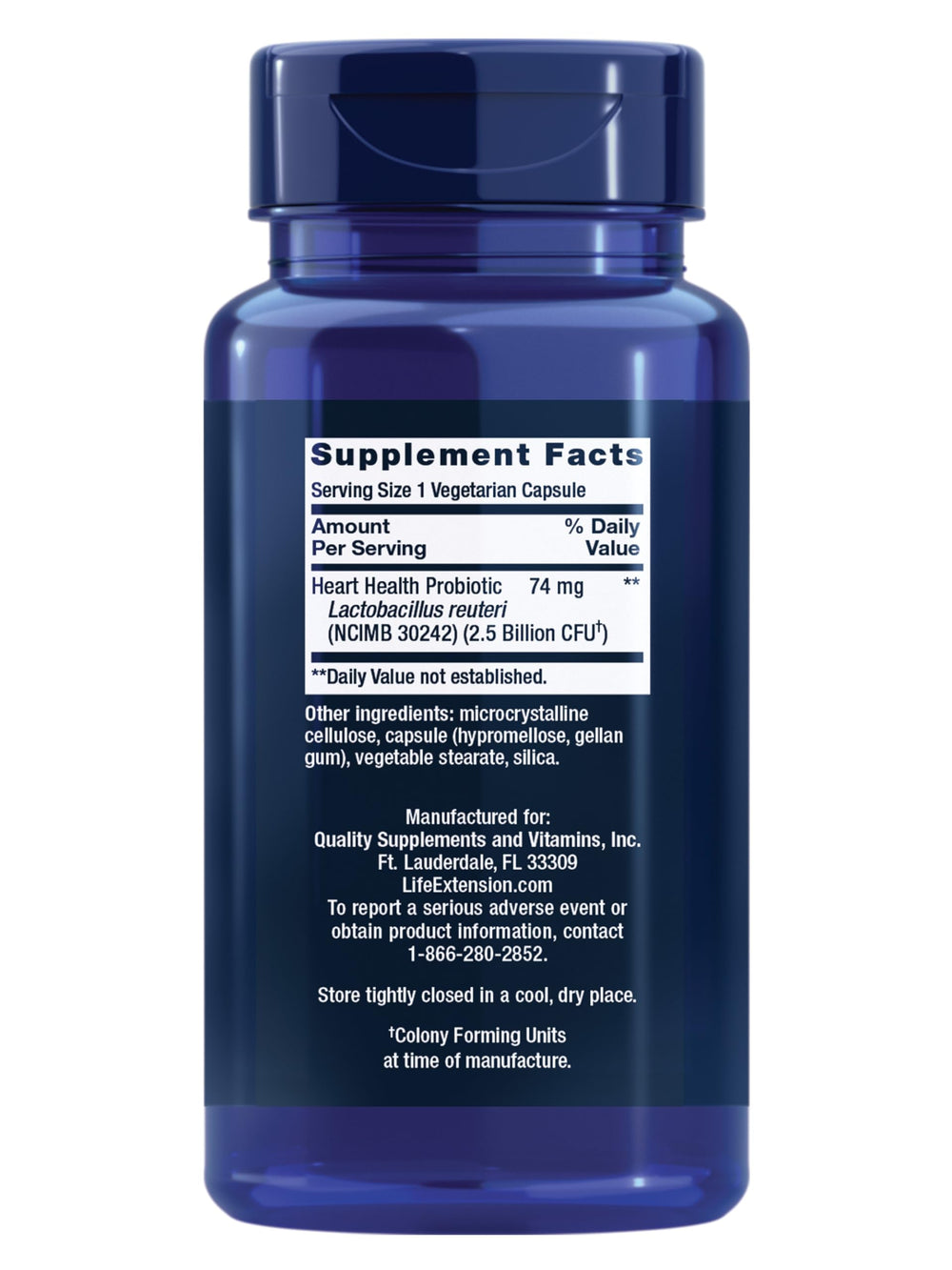 Closeup of Life Extension FlorAssist capsules, easy-to-swallow vegetarian format