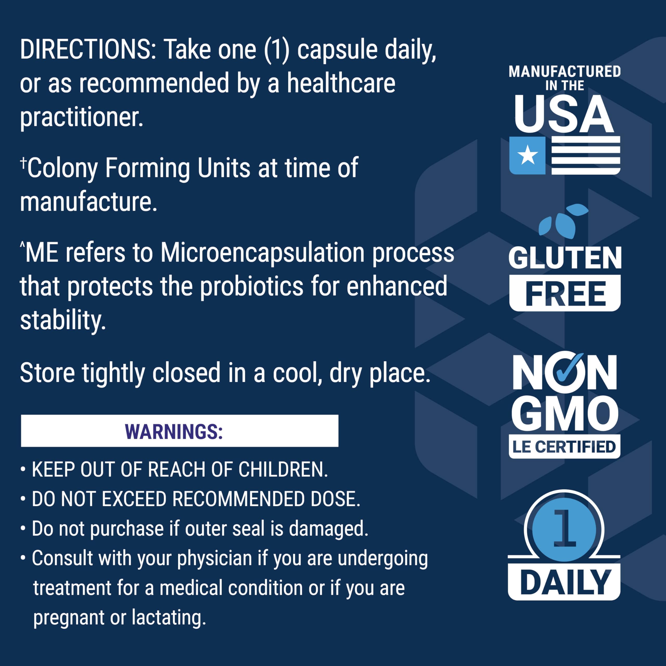 Life Extension FlorAssist vegetarian symbol confirms plant-friendly capsule option