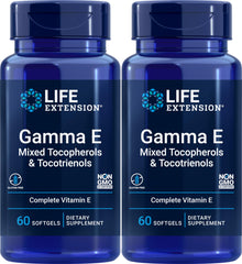 Life Extension Gamma E bottle with softgels for daily antioxidant support